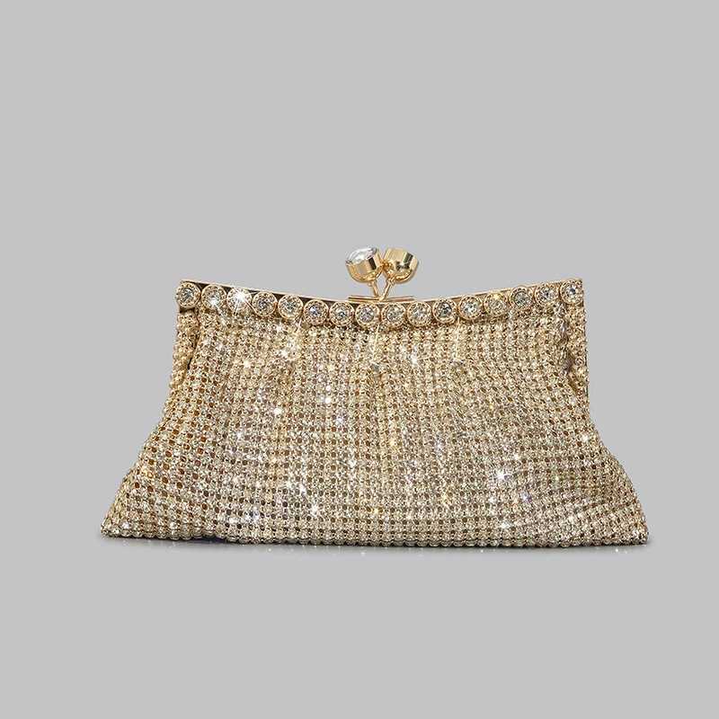fashion rhinestone clutch bag for women shinny diamonds evening party purses M250625