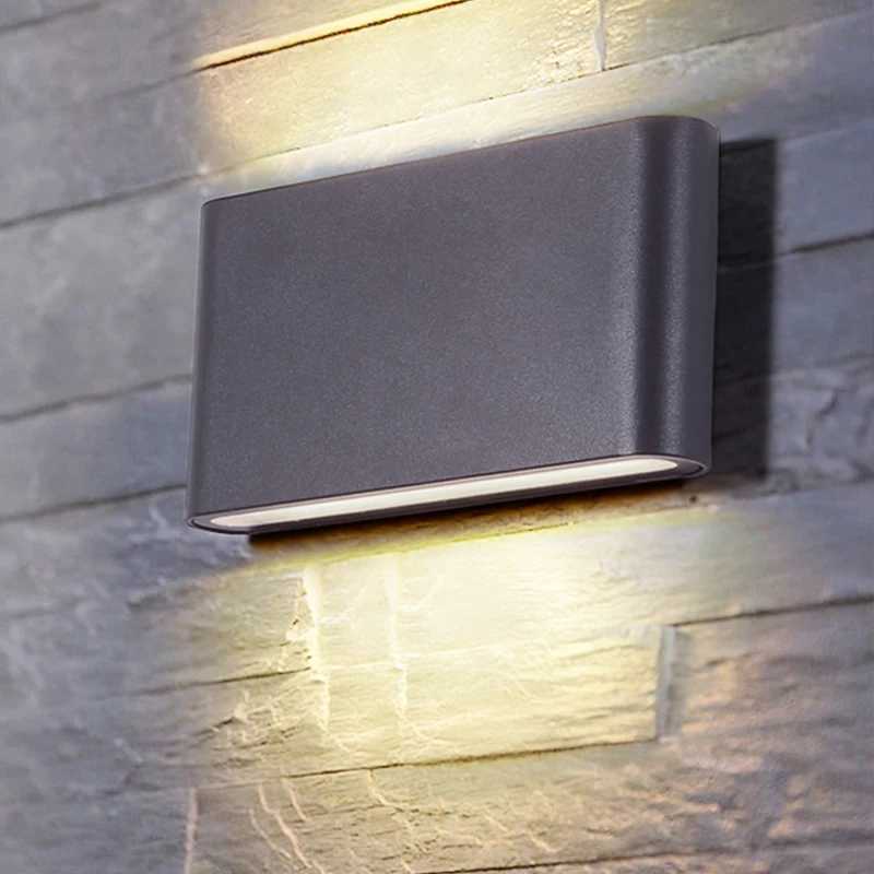 6W 12W 20W LED Outdoor Waterproof Wall Lamp Indoor Bedroom Living Room Balcony Wall Light Home Lighting Aluminum Wall Sconce XJ250624