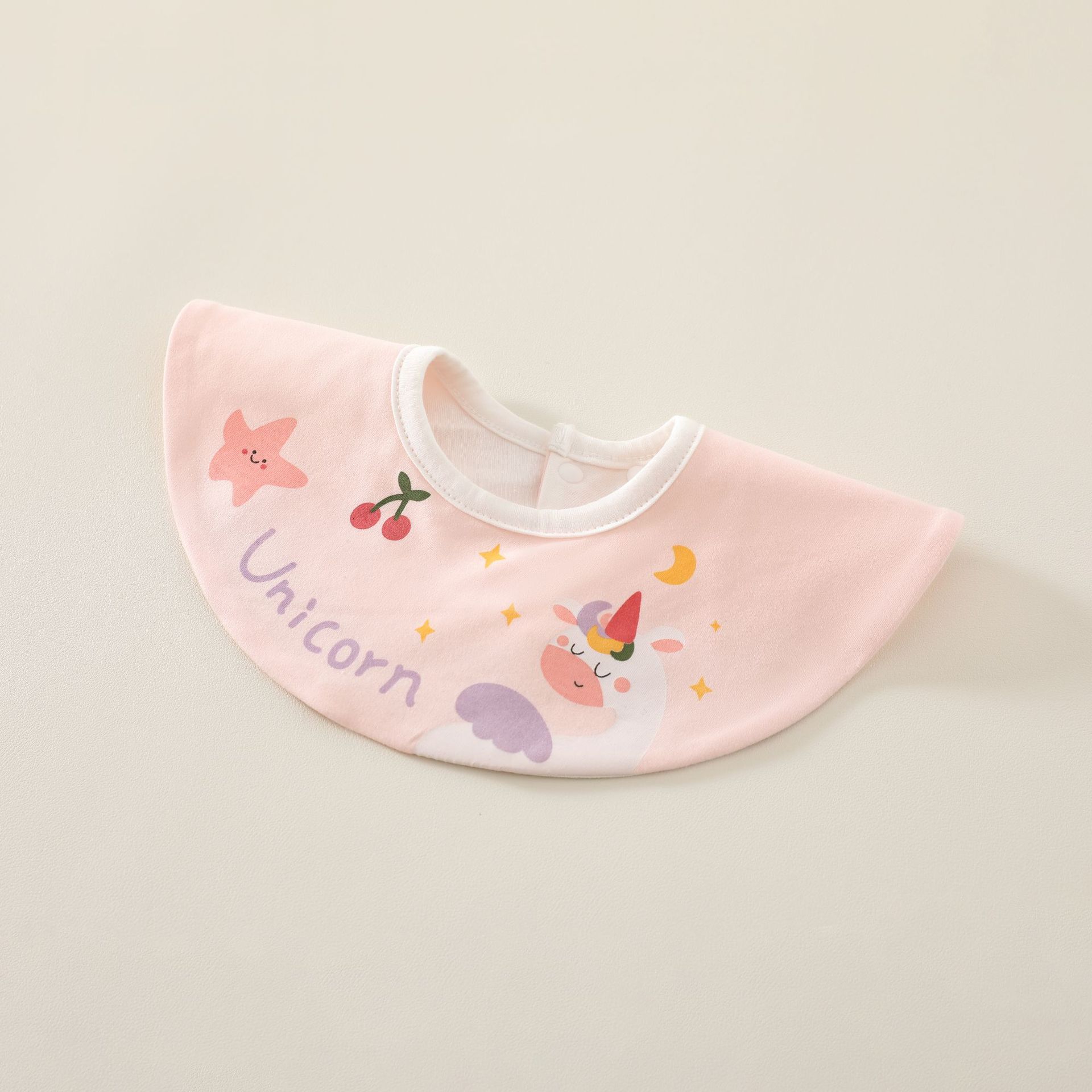 Customized Cotton Newborn Printed Bibs Boys Girls Drooling Pockets Baby Drooling Towels