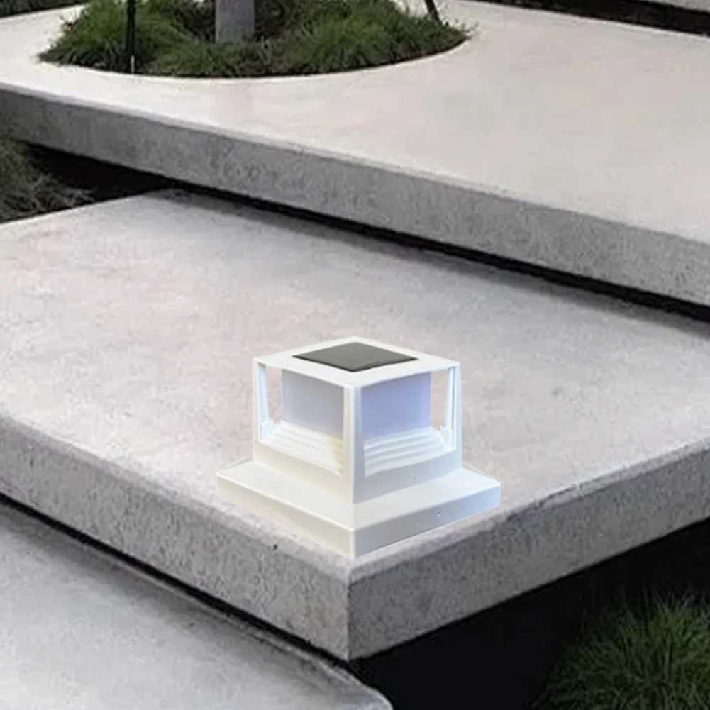 Solar Post Lights Waterproof Fence Light Solar Post Cap Lights Outdoor Lights Patio Fence Gate Street Lamp for Fence Deck Patio XJ250624