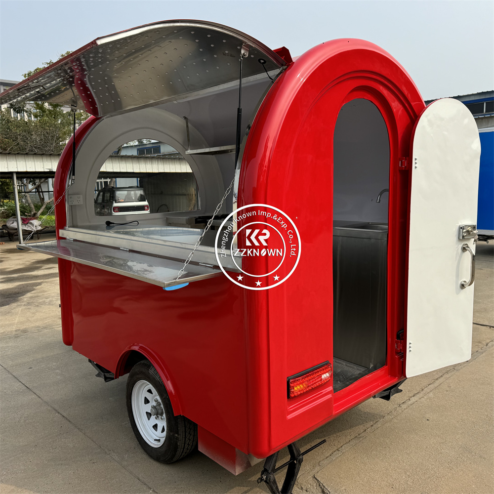 Concession Food Trailer Truck Hot Dog Cart Ice Cream Catering Truck Street Restaurant Fully Equipped Customized Size Food Truck For Sale