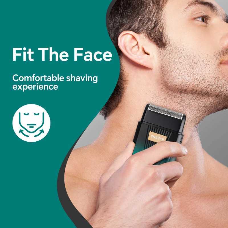 USB mens electric shaver professional electric shaver cordless shaver portable beard trimmer W250625