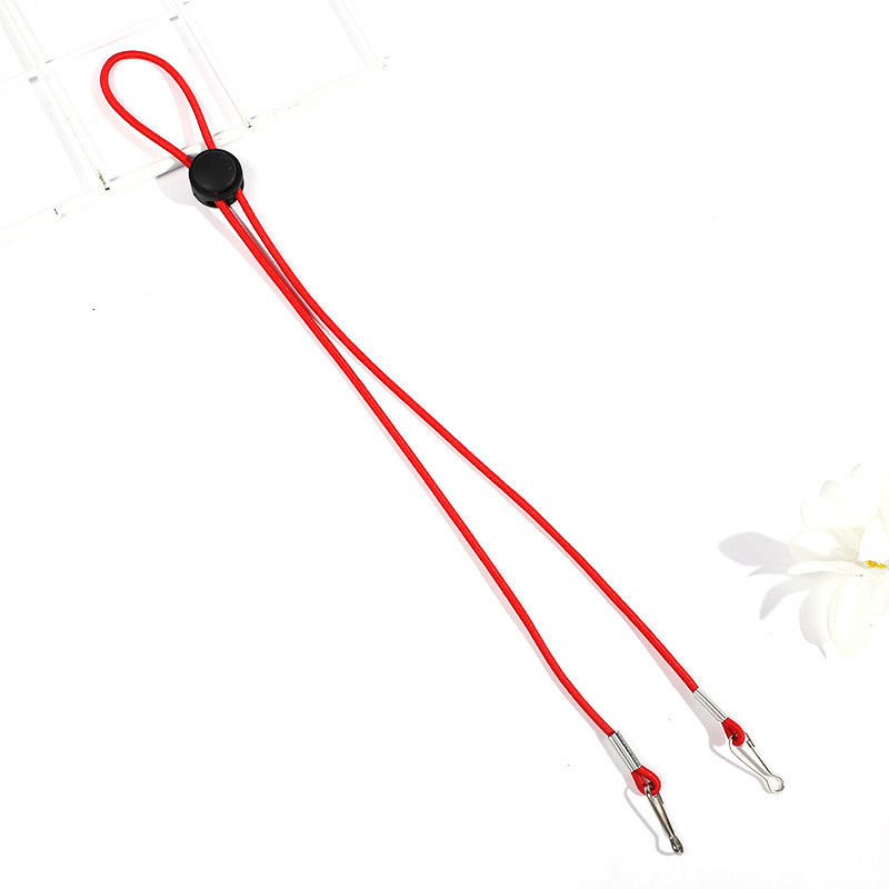 50 pcs Windproof Ropes, Elastic Hanging Ropes for Children's Masks, Hat Ropes, Adjustable anti-strangulation and Anti-drop Hanging Ropes for Mask