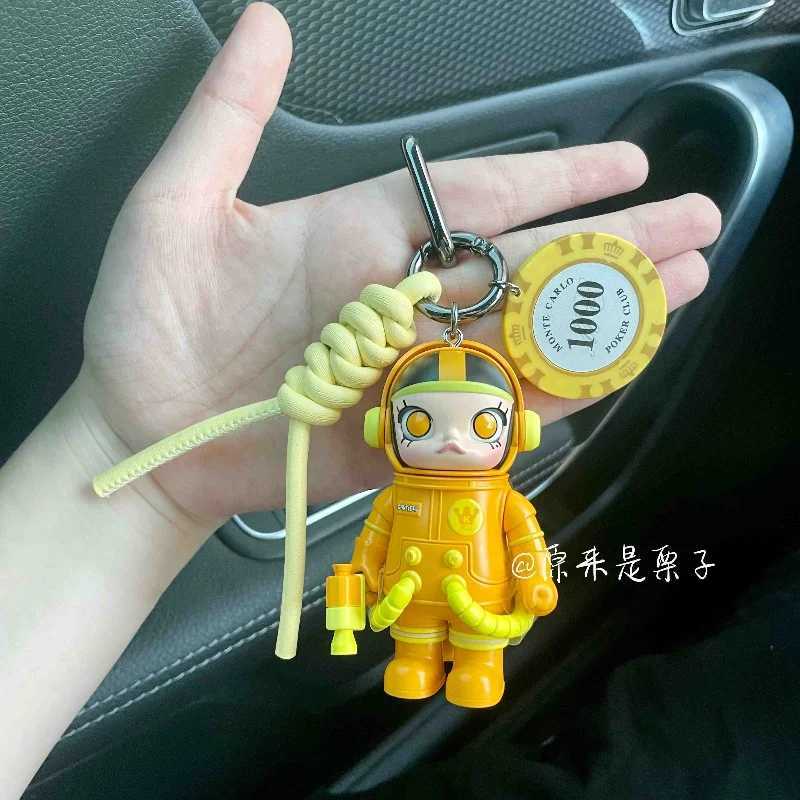 Space Molly Anniversary Pendant 3 Car Keychain Creative Bag Hanging Key Chain Holiday Gift For Boys And Girls Y250624