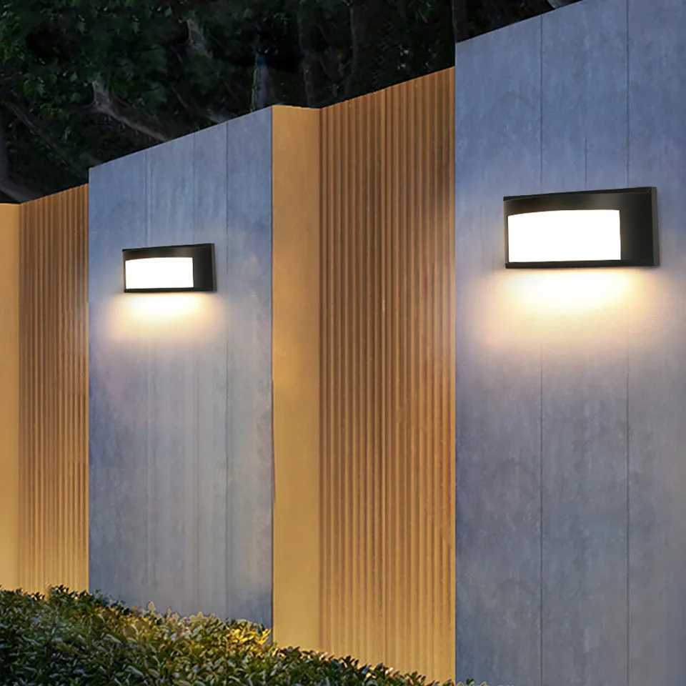 LED Wall Light Lamp AC85-265V Outdoor Lighting Waterproof IP66 Modern Indoor Home Balcony Porch Garden Decoration Wall LED Light XJ250624
