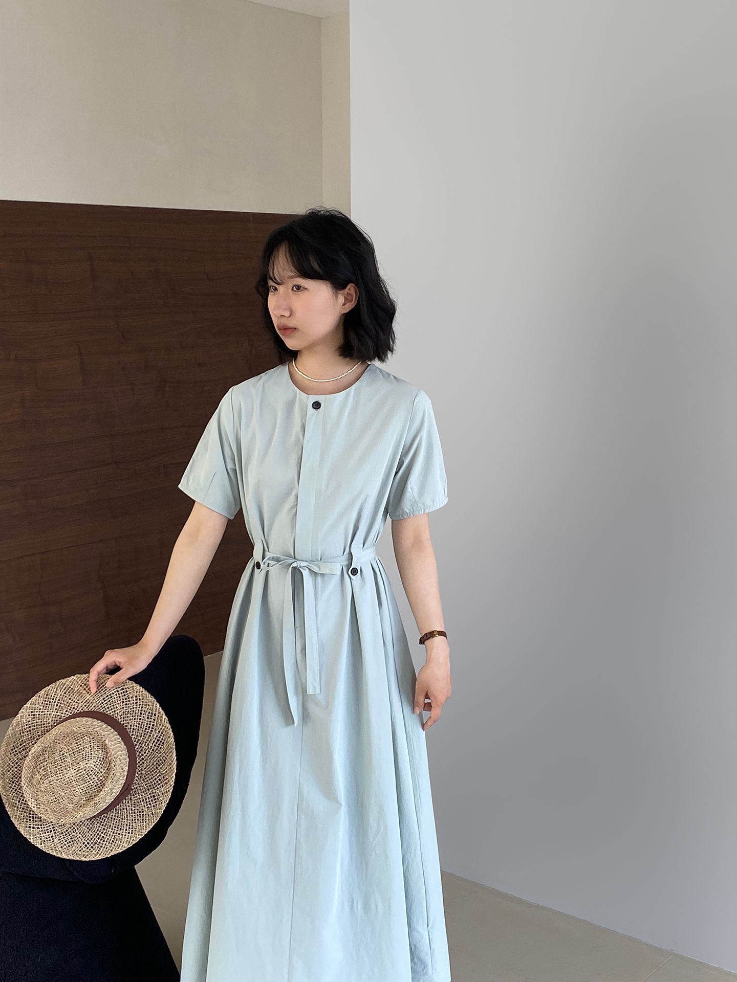 XL105 Thin casual cotton dress design