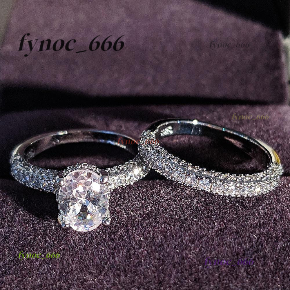 Custom CVD Luxury 1Ct 10K 14K 18K Women Engagement Lab Created IGI Certified Oval Cut Diamond Lab Grown Wedding Ring Set