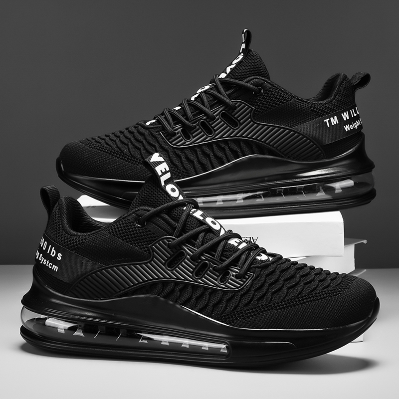 9018 - New Air Cushion Shock Absorbing Running Shoes for Summer Breathable and deodorant mesh shoes Youth athleisure shoes Lightweight and non-slip