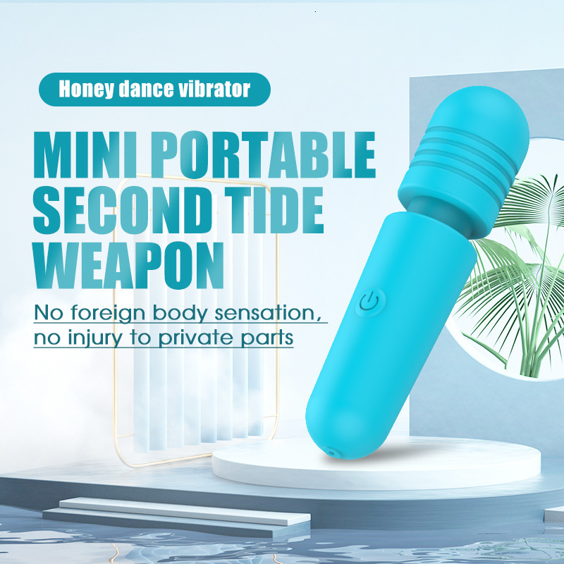 New Silicone Mini AV Stick Female Masturbation Massager Vibrator Adult Sex Toy