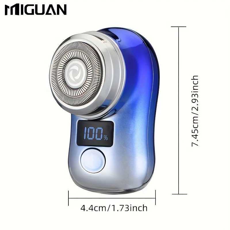 Mens elektrik tra makinesi USB arj dijital ekran fonksiyonu kompakt ve portatif i gezileri iin uygun tatil hediyesi W250625