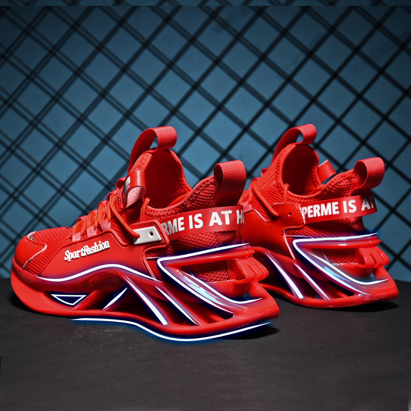 2323-Men's Fashion Road Running Shoes Shock Absorbing Sneakers Casual Walking Shoes Fashion Men's Basketball Sneakers