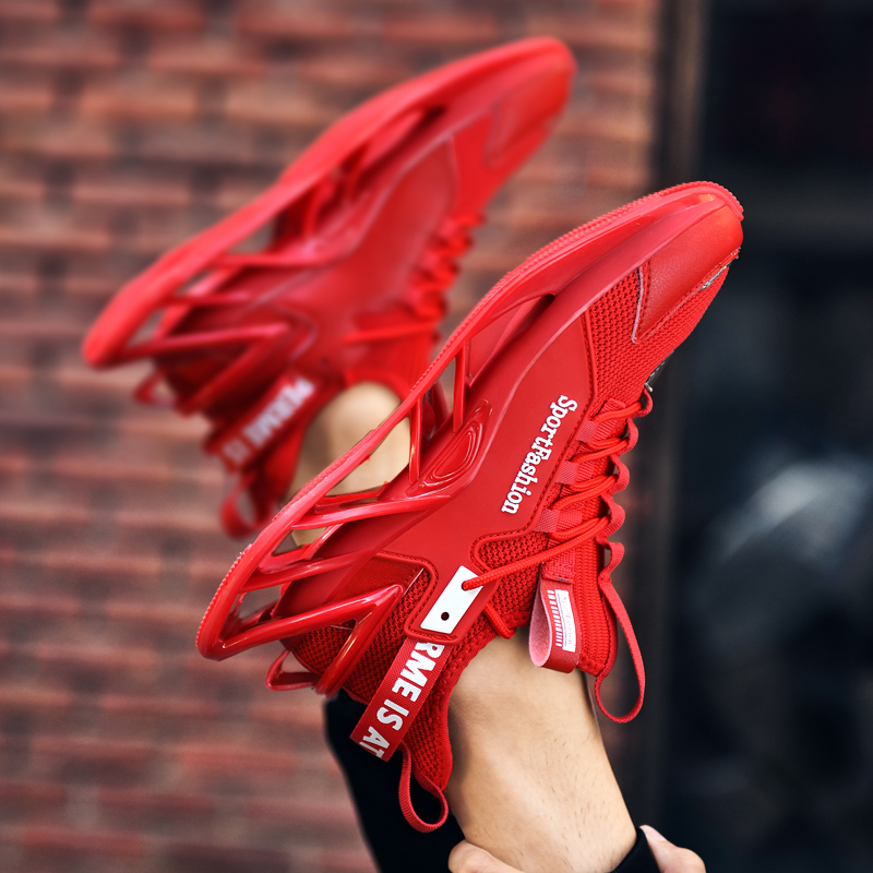 2323-Men's Fashion Running Shock Absorbing Sneakers Casual Walking Shoes Fashion Men's Basketball Sneakers