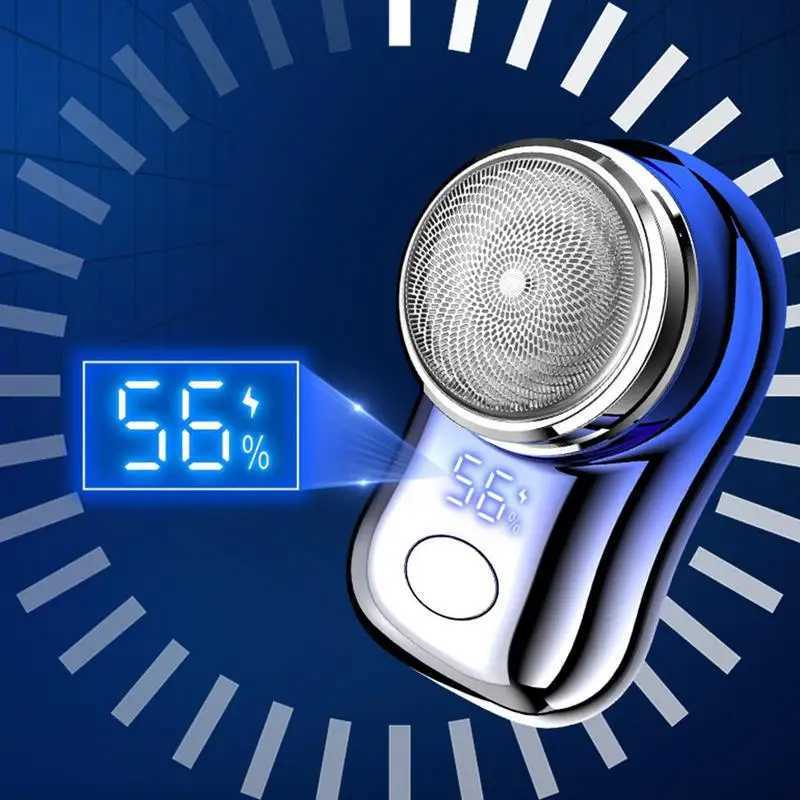 Electric Razor With LED Display Fast Charging Electric Shaver For Men Washable Portable Mini Razor For Home Business Travel W250625