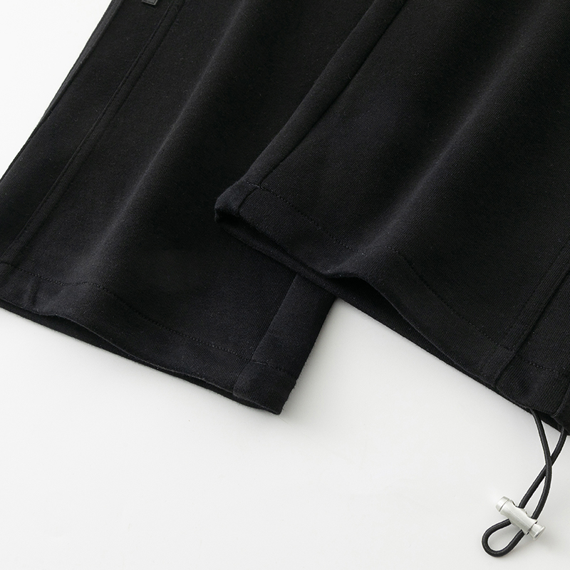 Men's sports pants 2025 spring new loose straight-leg drawstring casual sweatpants trendy brand boys drooping long pants