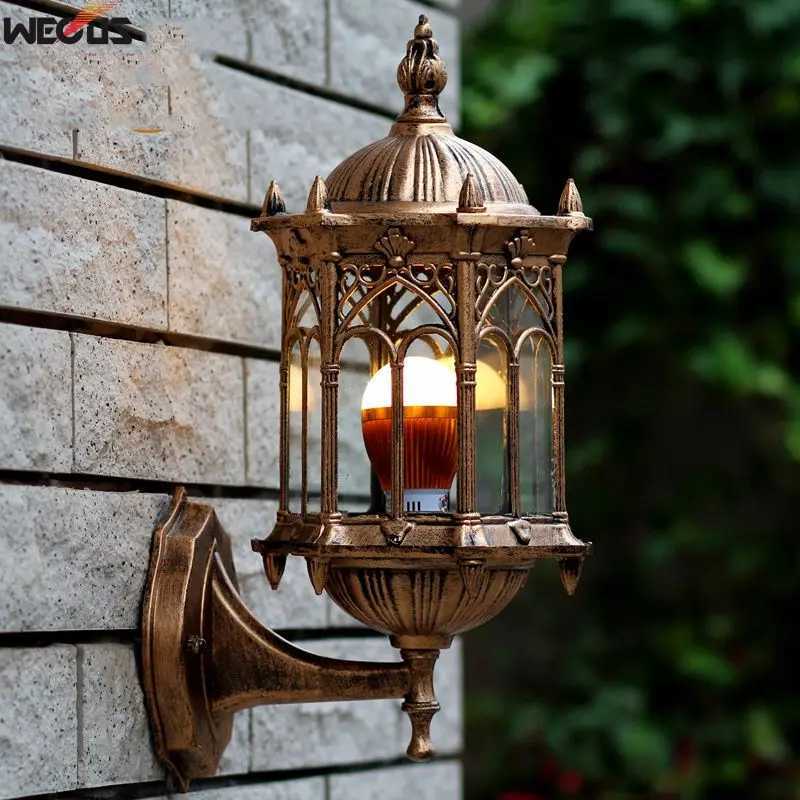 European-Style Outdoor Retro Small Craft Aluminum Rust-Proof Wall Lamp Restaurant Garden Balcony Waterproof Villa Garden LightsXJ250624