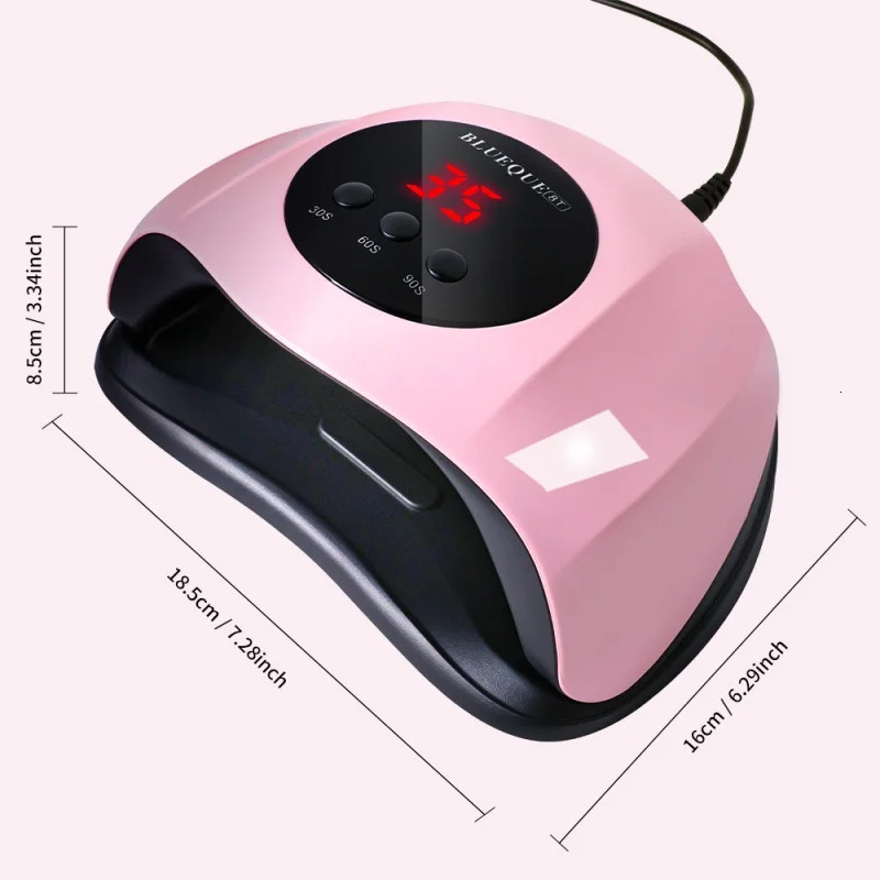 Nail Art Tools Nail Dryer Machine UVLED Nail Lamp Nail Dryer for Nail Gel Polish Curing with Smart Sensor Manicure Pedicure Tool 250625