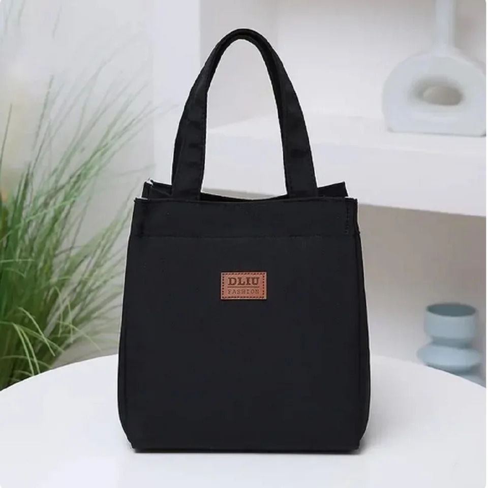 Large Capacity Lunch Bag with Aluminum Foil Insulation for Work Simple and Practical Top Handle Bag 250624