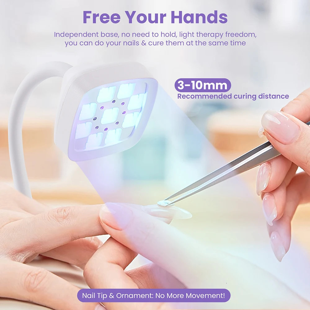 Rechargeable Sun uv Led Nail Lamp Professional uv Light for Gel NailsMini Nail Dryer Led uv Light Lamp for Nail Art Salon 250625