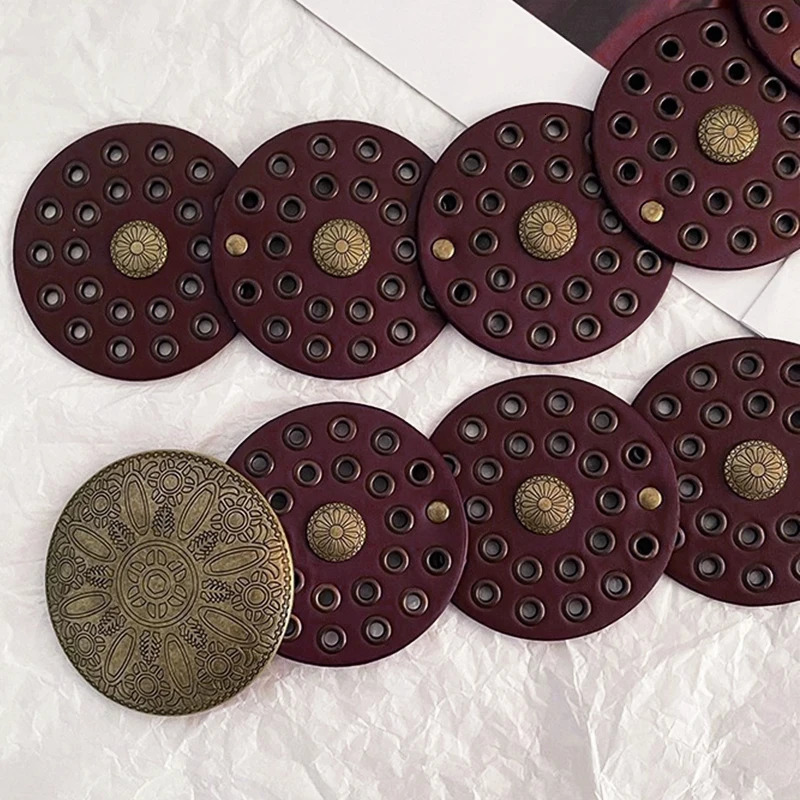 Y2K Womens Denim Western Belt Metal Hollow Ladies Trend Wide Waistband Belt for Dresses Women Round Belt Vintage 250618