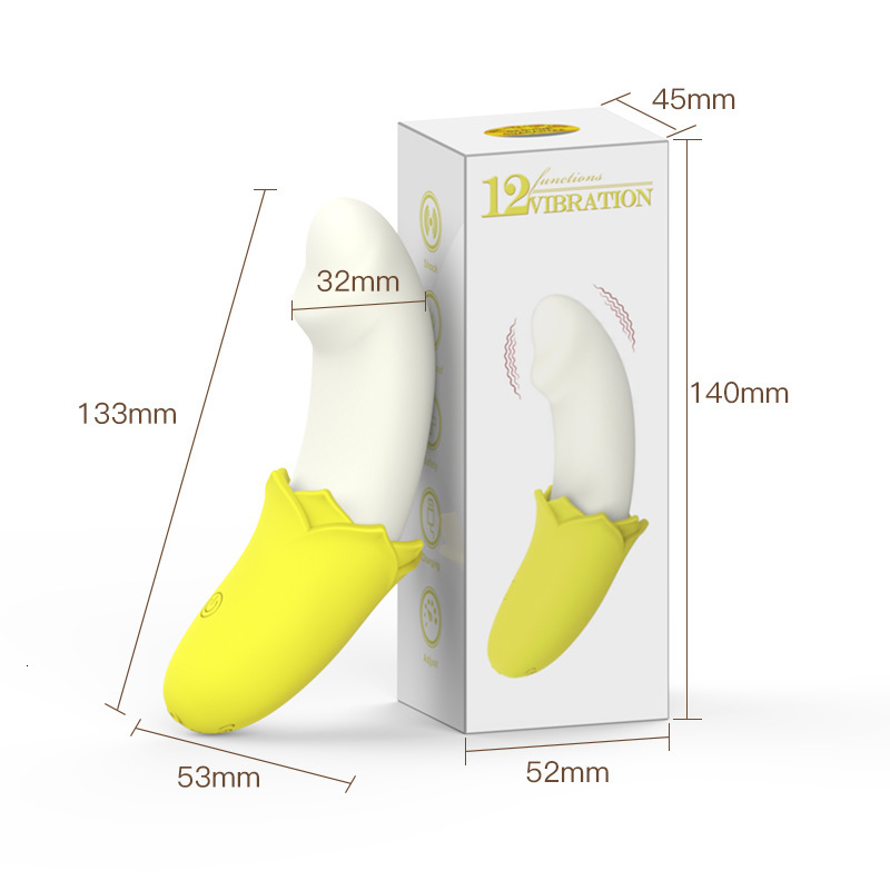 New Banana Vibrator for Women, Masturbation Device, Toy, Massager, Adult Sex Product