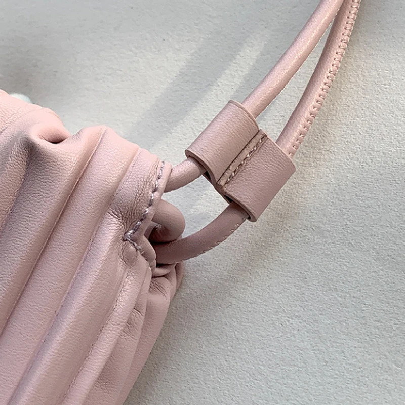 Casual Crossbody Bags For Women Shoulder Messenger Bag Small Fashion Pu Phone Purse Ruched Sling Bag 250623