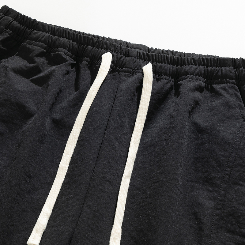 Loose casual pants for men, summer lightweight quick-drying straight-leg long trousers, workwear, ice silk breathable designer.