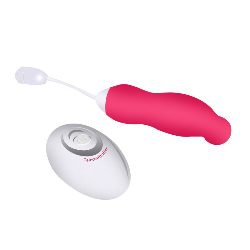 Haoqi Fun Wireless Remote Control Silicone Single Vibrator 12-Speed Vibrating Massager
