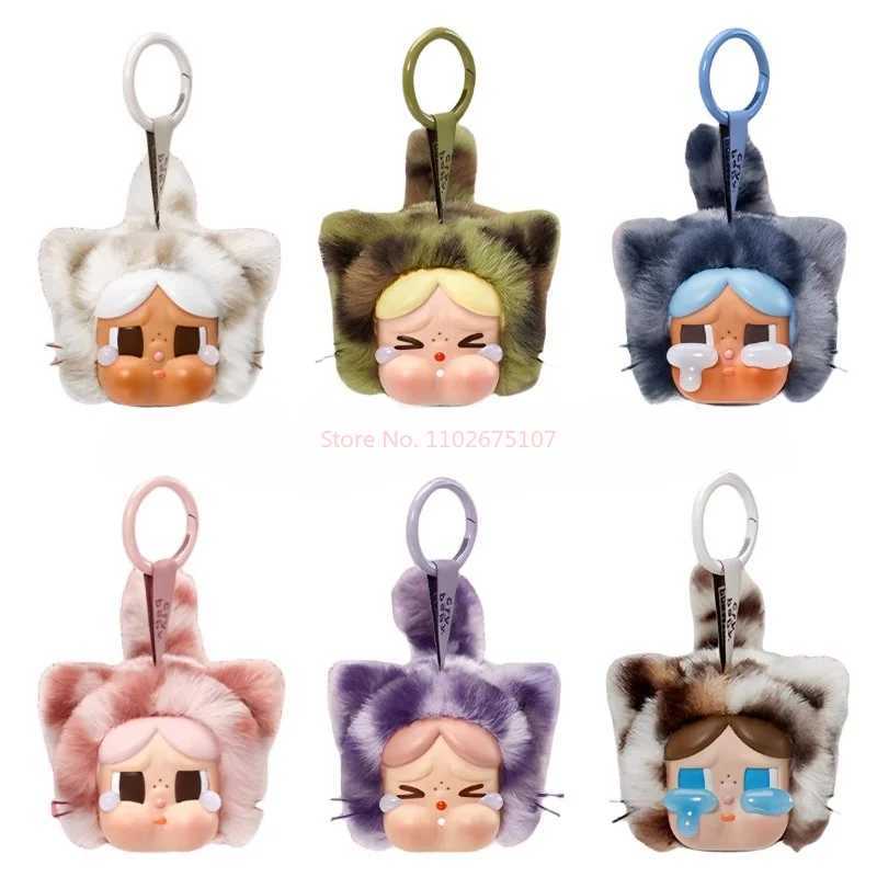 Genuine Crybaby Wild But Cutie Leopard Cat Series Vinyl Plush Blind Box Keychain Bag Pendant Cute Design Limited Edition Gift Y250624