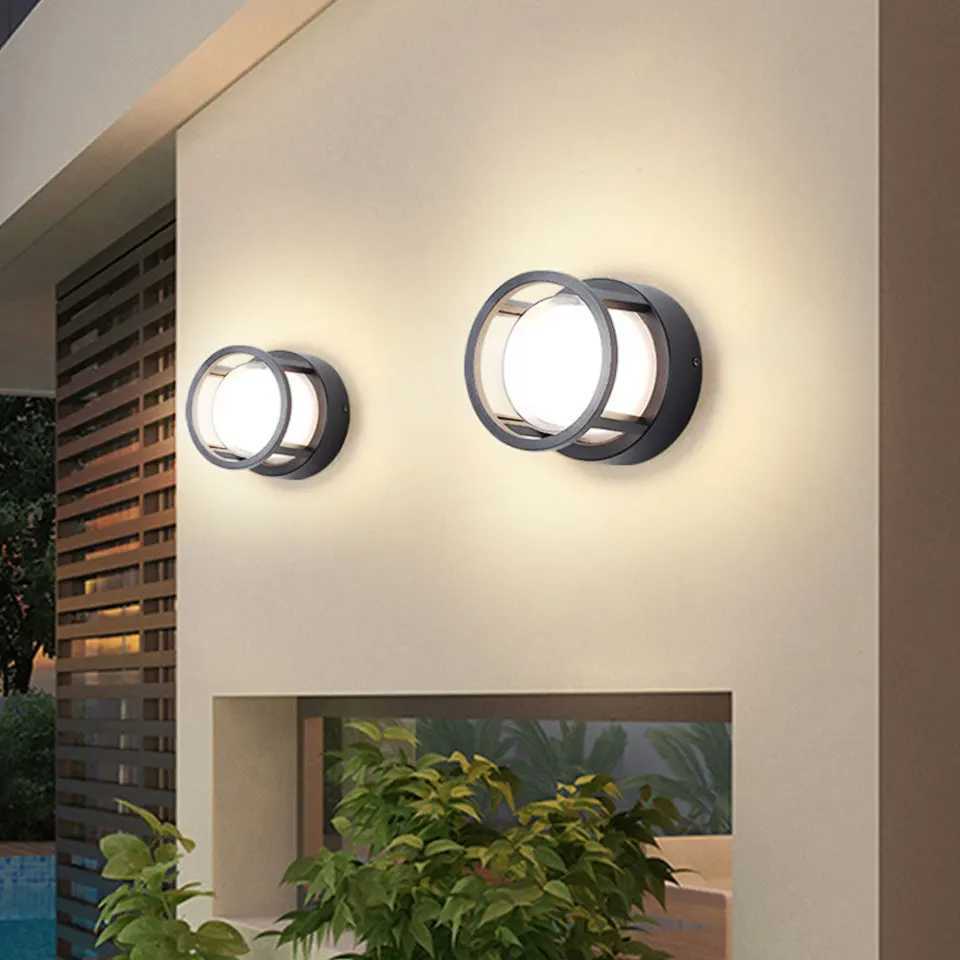 LED Outdoor Wall Light Waterproof IP66 LED Outdoor Lighting Porch Lights Balcony Garden Lights Outdoor Wall Lamp garden lights XJ250624