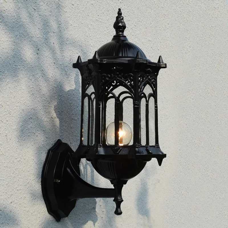 European-Style Outdoor Retro Small Craft Aluminum Rust-Proof Wall Lamp Restaurant Garden Balcony Waterproof Villa Garden LightsXJ250624