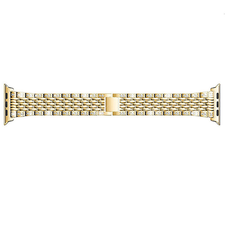 Luxury High End Diamond Inlaid Metal Fashion Trend Watch Strap for Apple iWatch