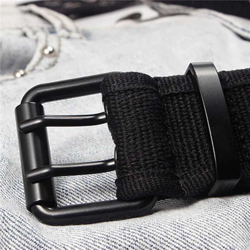 Men Womens Belts Porous Canvas Nylon Webbing Belt Fashion Casual Designer Unisex Belts High Quality Sports Strap W250625