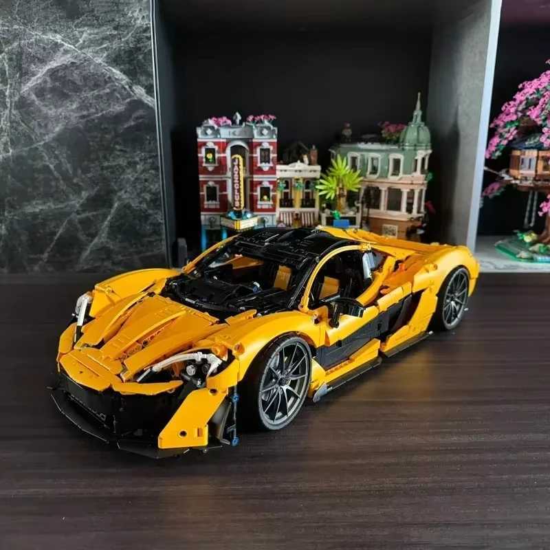 New technology P1 Supercar Building Block Model Kit-Adult Mechanical Engineering Toys DIY Moc General Building System Y250624