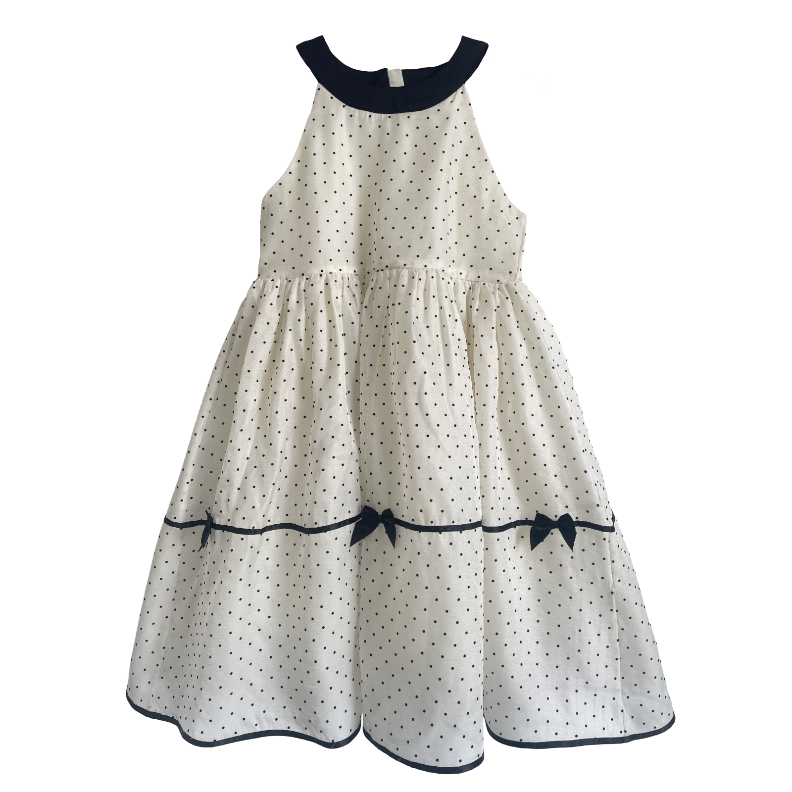 Girls' plush printed dress casual dress neck hanging dress birthday party dress