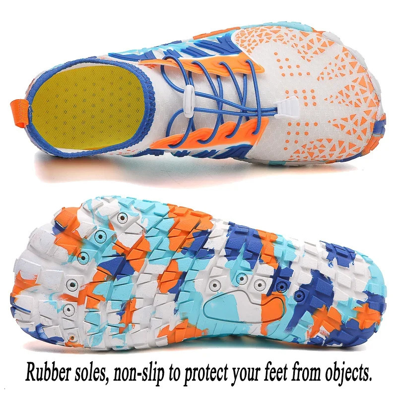 Men Women Aqua shoes Quick-drying Barefoot Sneakers Breathable Water Sports Shoe Beach Walking Booties Upstream Wading Footwear 250624