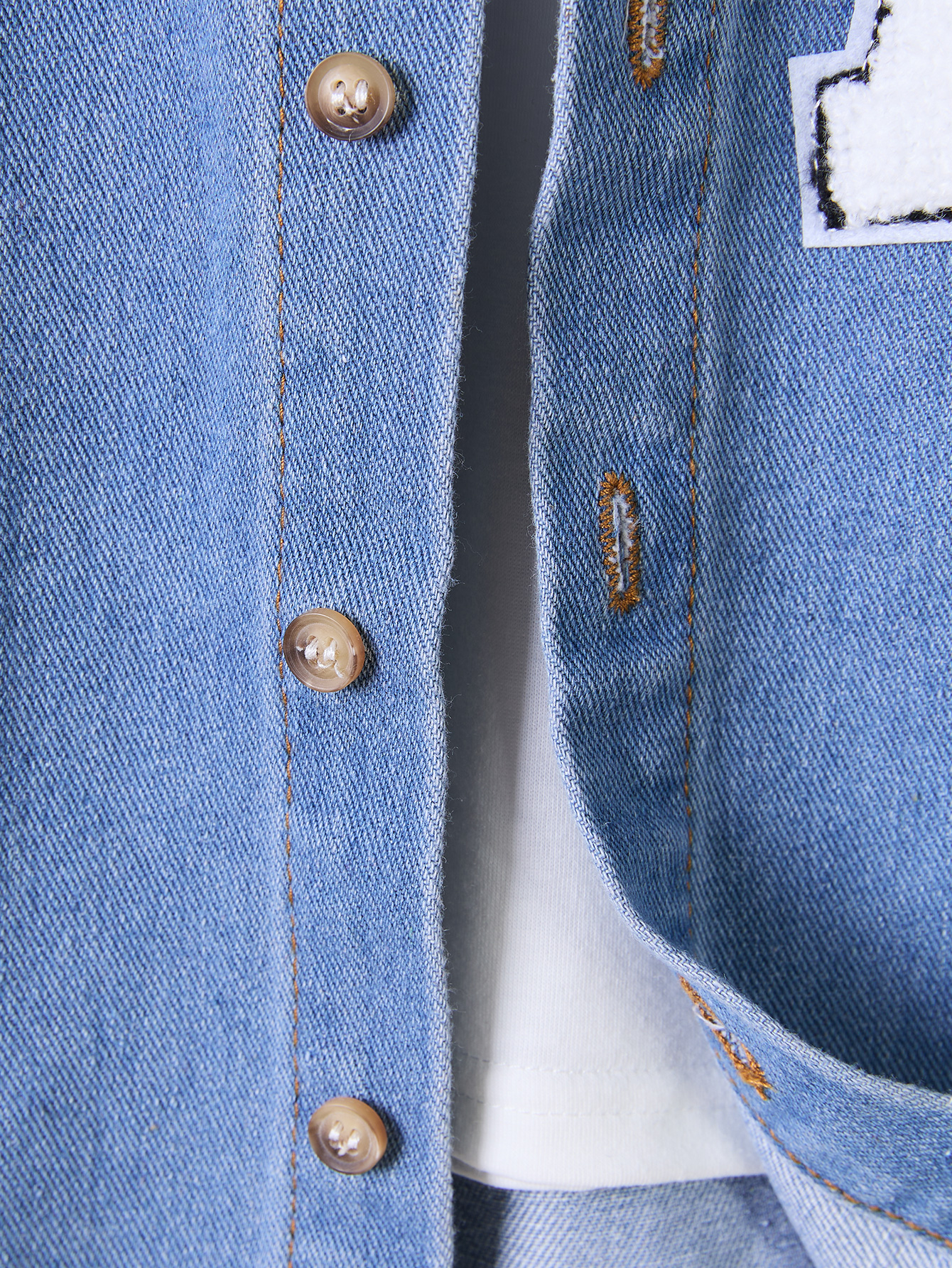 Children's Spring-Autumn Denim Outfit - Long-Sleeve Jacket with Jeans Pants Set