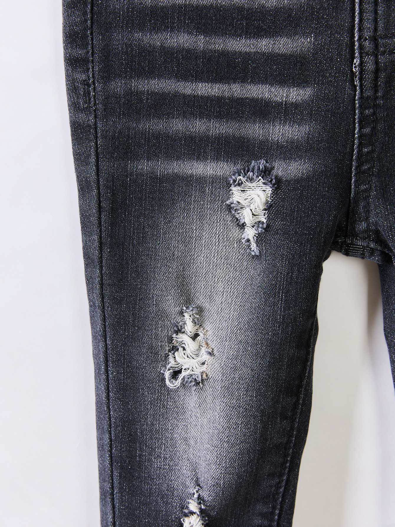 Trendy Kids Attire: Coordinated Shirts-and-Pants Combination Featuring Durable Black Cotton Material