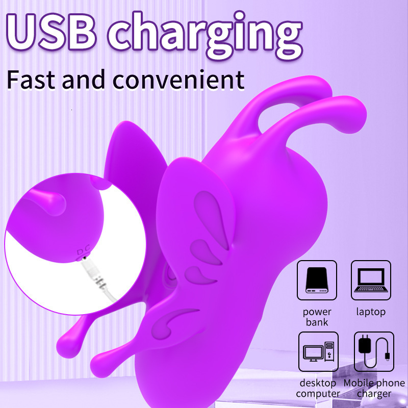 Adult New Small Butterfly Massager Female Masturbator Patting Device Sex Toys