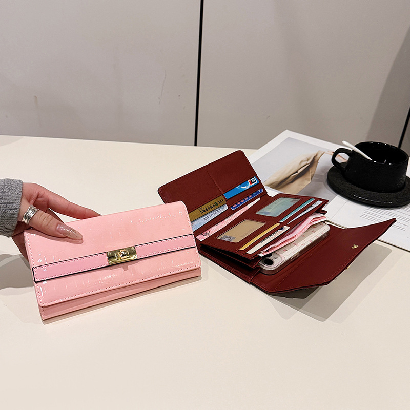 New Unisex Everyday Use Modern Faux Leather Leather Mini Wallet Zipper White Card Holder ID Window Coin Purse