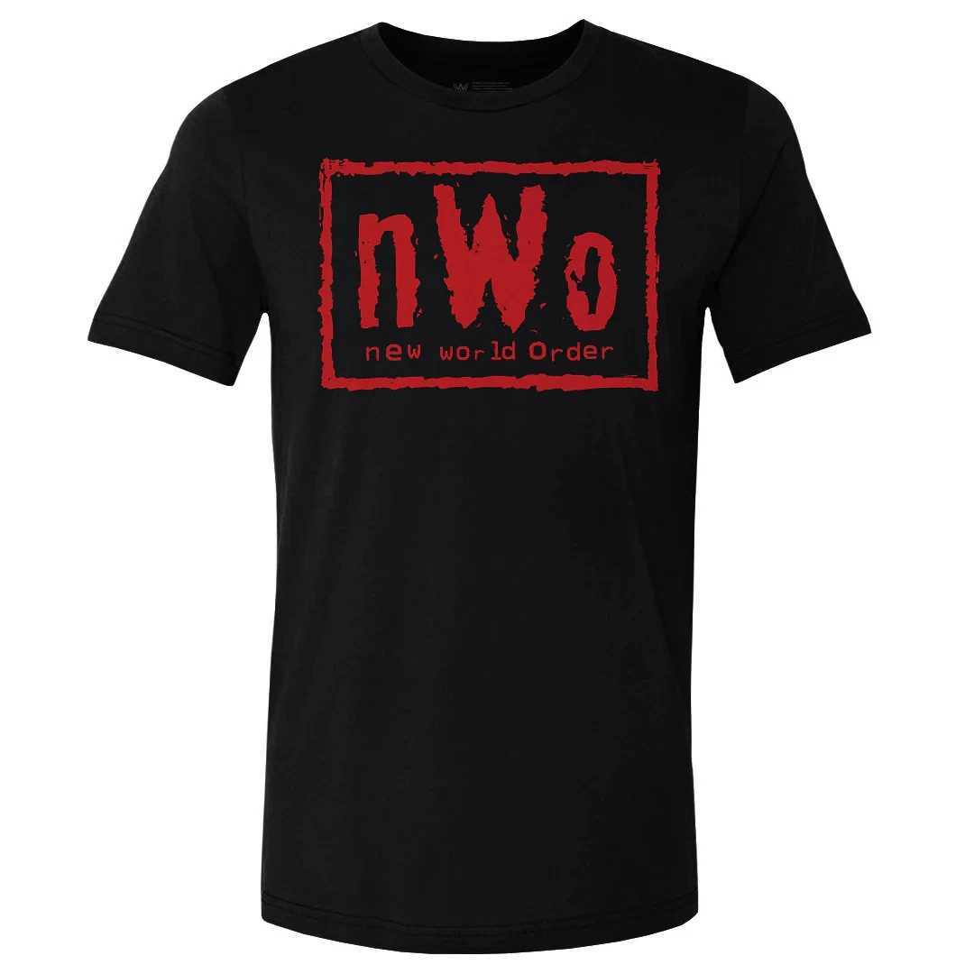 Wrestler Black nWo Retro Graphic T-shirt for Men Women Oversized Mens T Shirt Casual Cotton Short-sleeve Tops Tees ClothingXJ250625