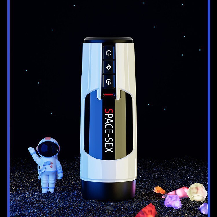 KOMOTOY Spaceplane Human-Computer Interaction Three Kingdoms Voice Heating Male Masturbation Device Airplane Cup