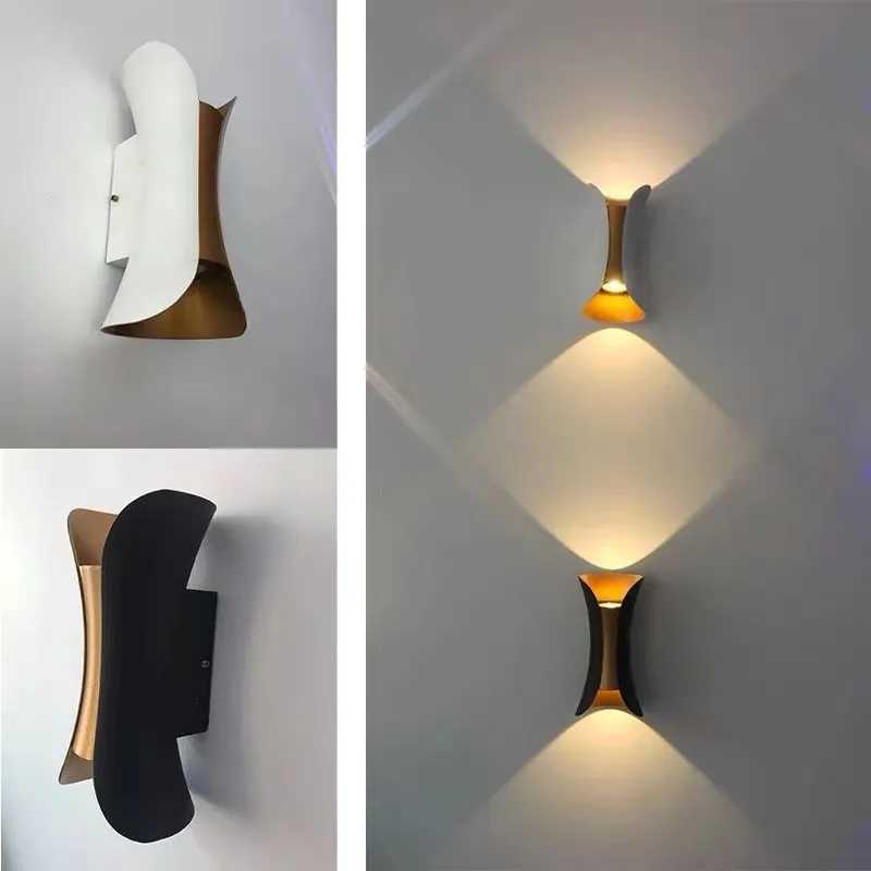 6W/10W LED Wall Light IP65 Outdoor Waterproof Garden Wall Lamp Indoor Corridor Bedroom Living Room Decoration Lighting Aluminum XJ250624