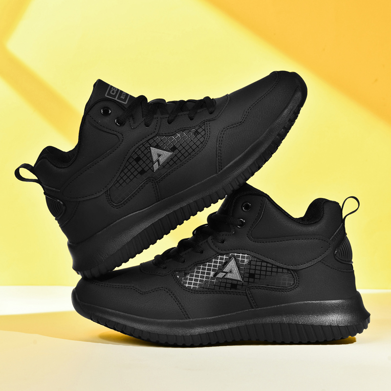 803 - Men's lace-up chef shoes, food service restaurant shoes, kitchen waterproof and non-slip and oilproof shoes, comfortable and lightweight wo