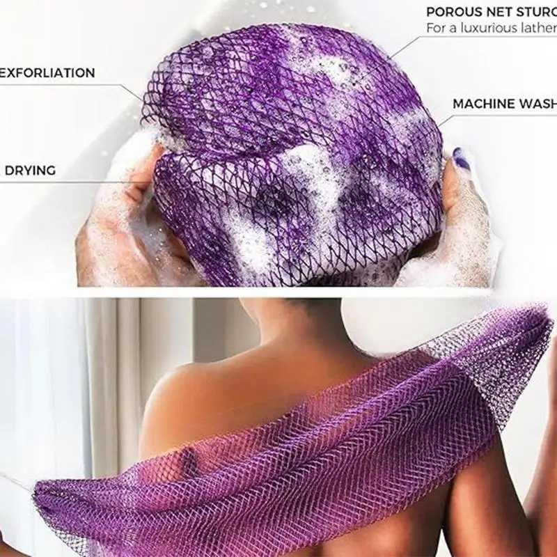 New african net sponges Deep Cleaning Bath Sponge Bathroom Body Scrubbing Tool For Arm Foot Neck Leg Back Daily Care R250625