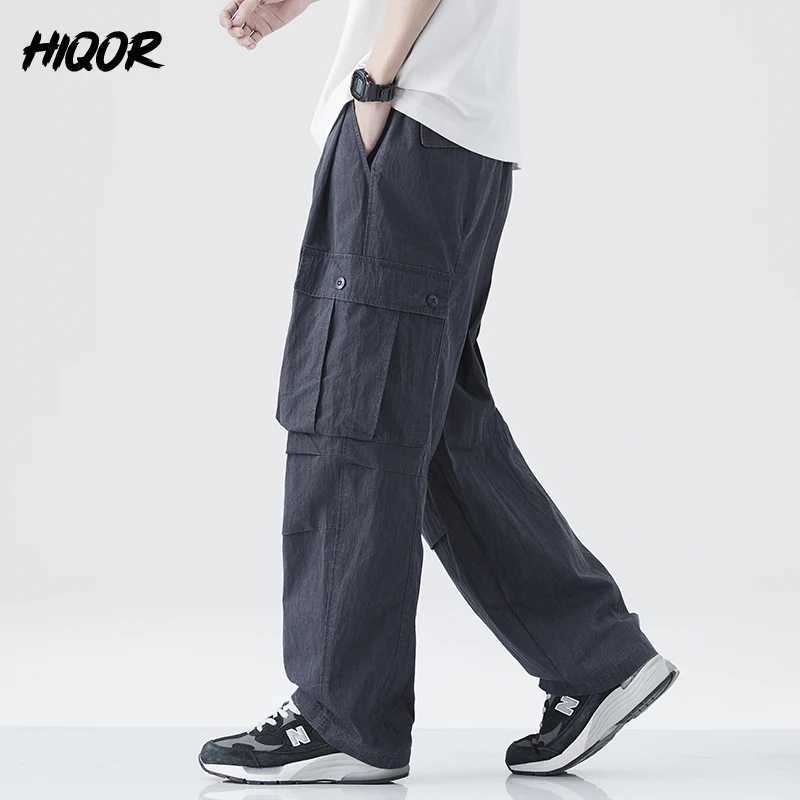 New Straight Mens Pants Baggy Casual Comfortable Stretch Trousers Male Wide Fashion Korean Pants Streetwear Y2K Solid Trousers X250625