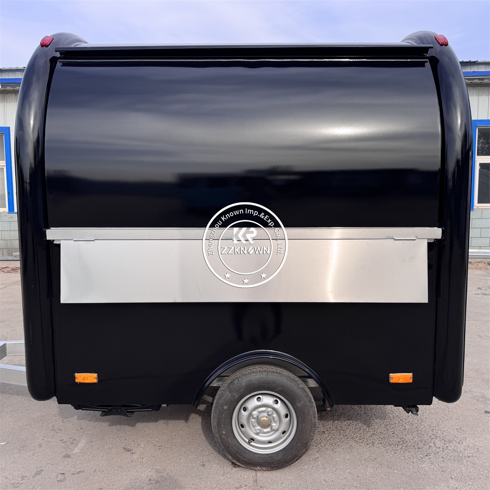 Street Concession Fast Food Truck Pizza Cart With Full Kitchen Snack Coffee Kiosk Customized Size Color Food Trailer For Sale