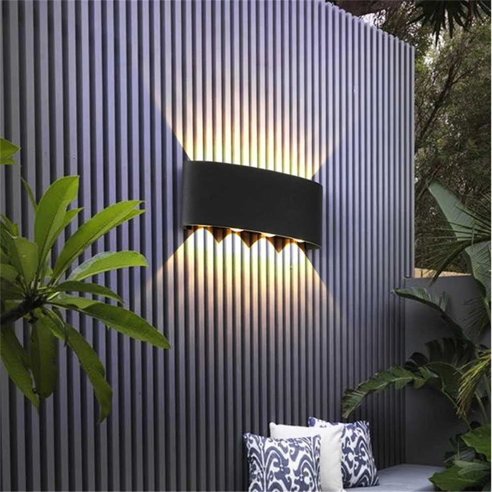 LED Outdoor Waterproof Wall Lamp Lighting Bedroom Living Room Light Aisle Corridor Outdoor Garden Lamp Aluminum LED Wall Sconce XJ250624