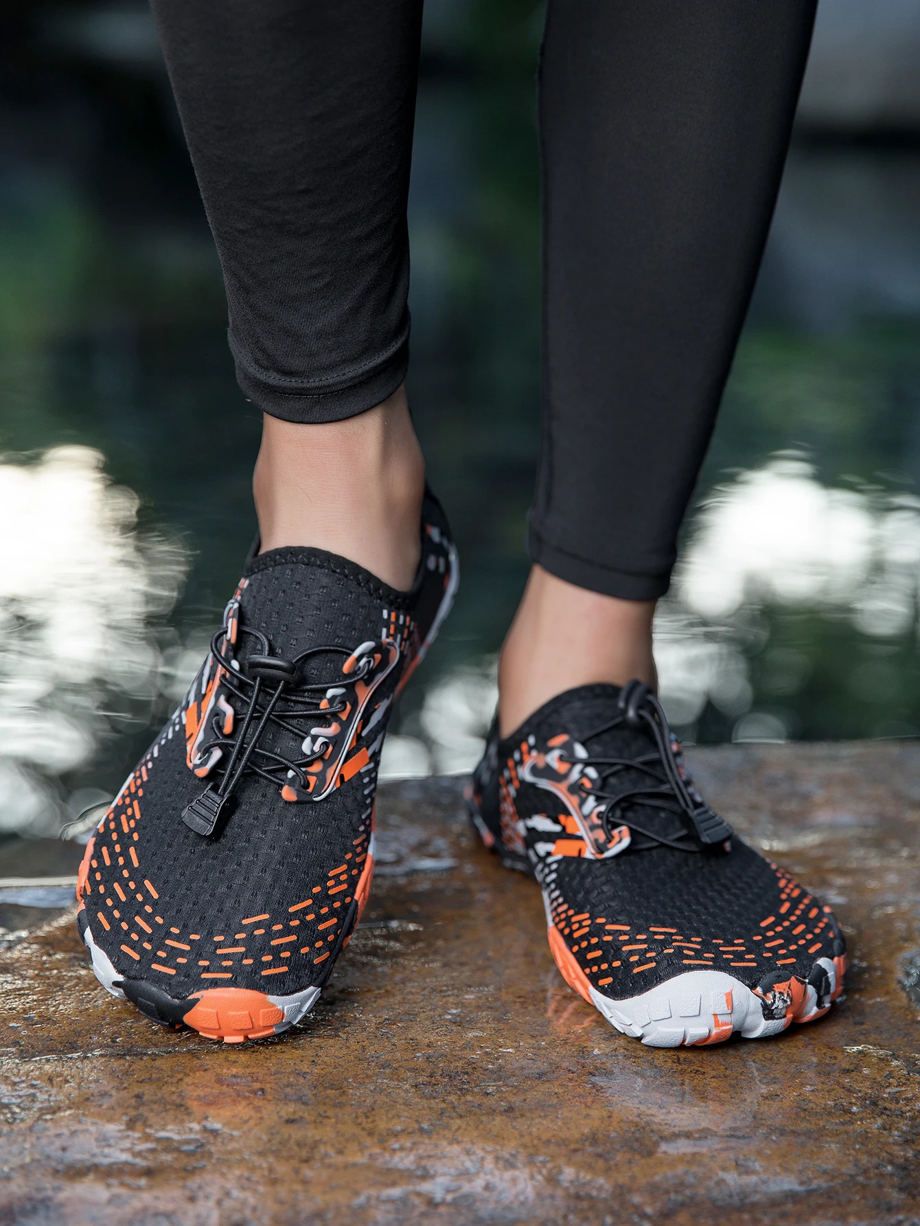 Oiaano Unisex Man Woman Shoes Anti-Non Slip Durable Black Water Barefoot Soft Sole Light Breathable Sport Outdoor Walk Running 250624