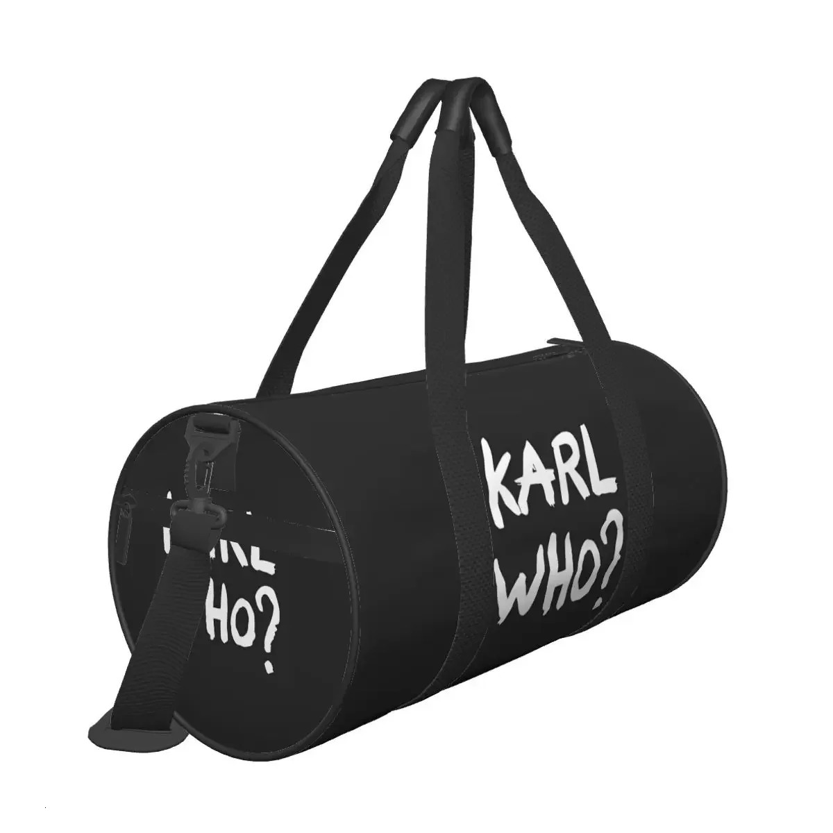 Travel Bag Text Series Gym Bag KARL Who Funny Outdoor Sports Bags Large Capacity Casual Handbag Fitness Bag For Men 250624