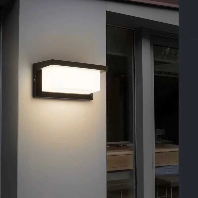LED Wall Lamp Waterproof IP66 Motion Sensor wall light Indoor Outdoor Light Porch Lights Balcony Garden Lights Outdoor Wall Lamp XJ250624